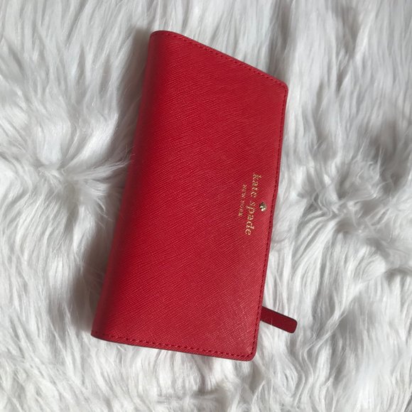 Kate Spade Red and White Striped Bag with Wallet - Picture 3 of 4